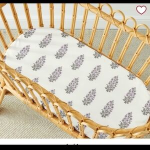 Nwot! Pottery barn kids medallion floral bassinet cover pad